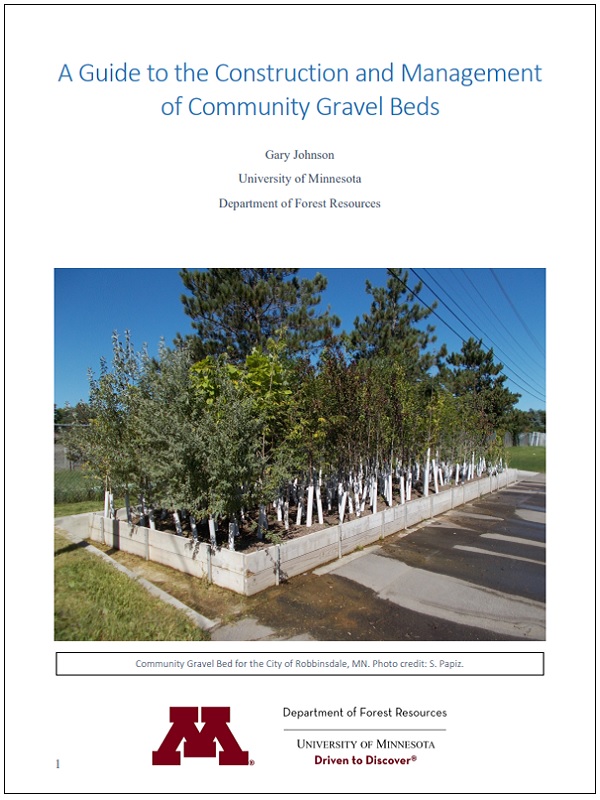 A Guide to the Construction and Management of Community Gravel Beds